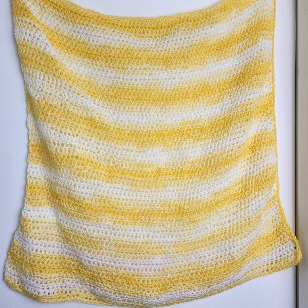 Hand Knit Baby Teething Blanket